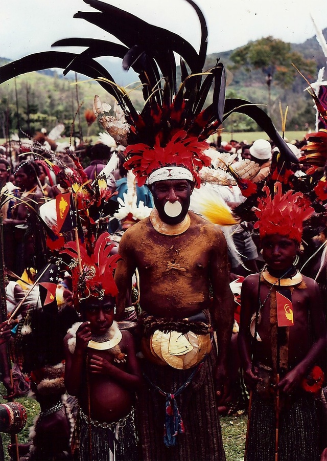 Residents of the Wahgi Valley, Papua New Guinea