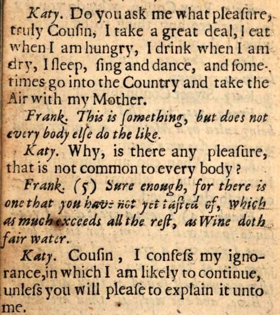 “This Misterie of Fucking”: A Sex Manual from 1680-The Appendix