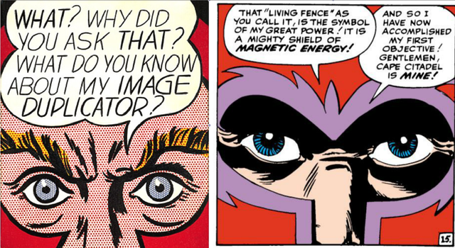 Magneto in Lichtenstein’s Image Duplicator