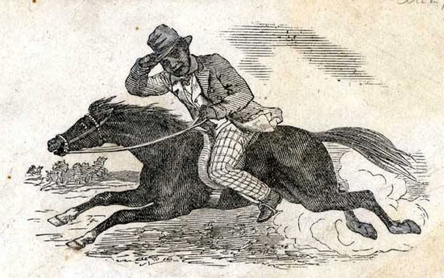 Jackson escapes on horseback