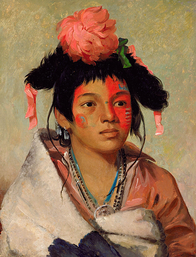 George Catlin, Tcha-káuk-o-ko-máugh, Great Chief, a Boy, 1832