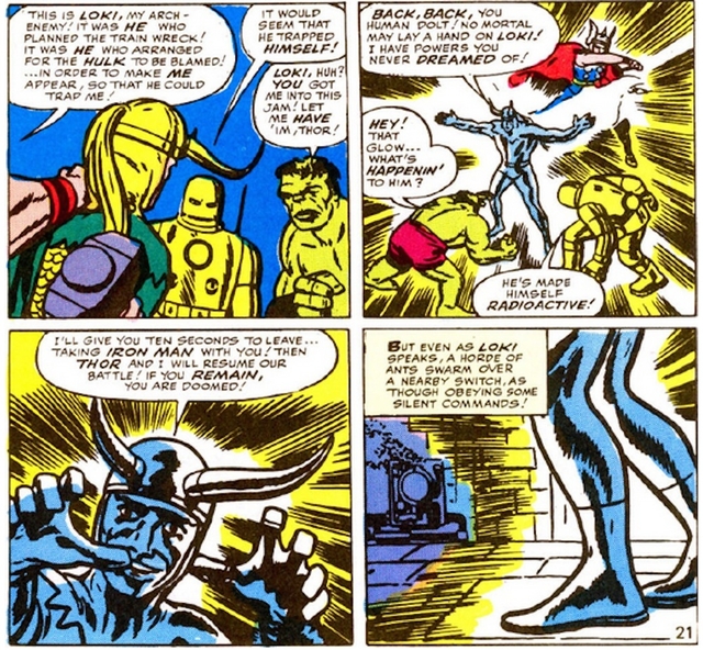 panel from The Avengers