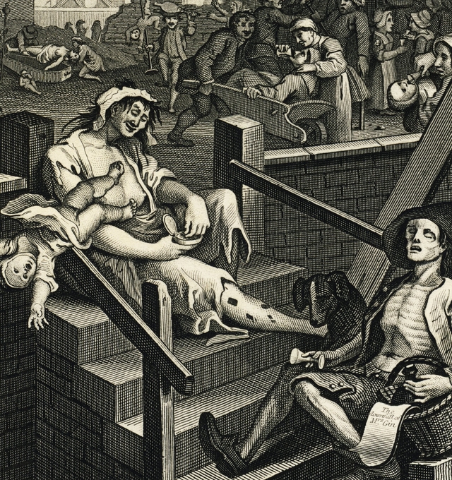 detail from Hogarth engraving