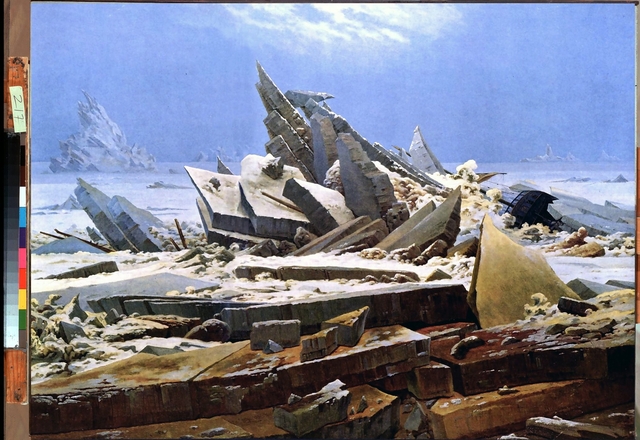 Caspar David Friedrich, The Sea of Ice, oil on canvas, 1823-4.