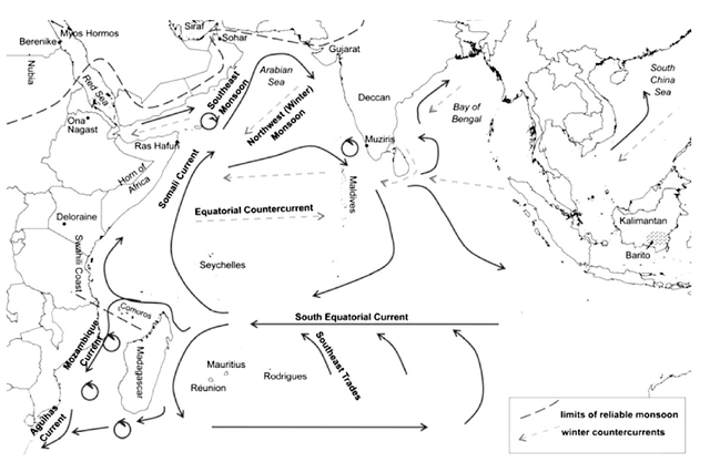 Map of Indian Ocean