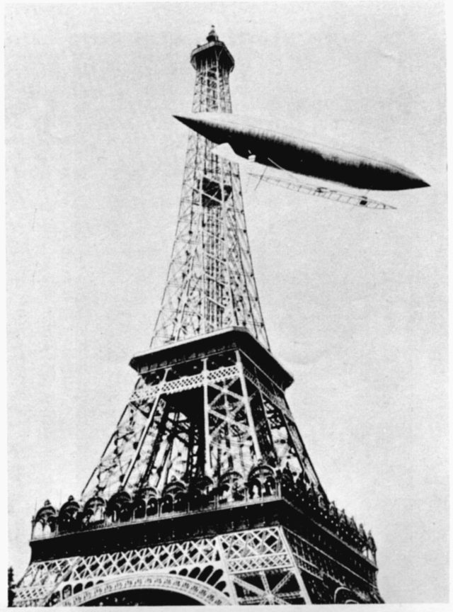 Santos-Dumont and the Eiffel Tower