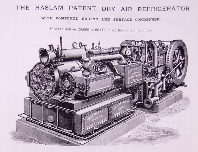 Illustration of dry air refrigerator