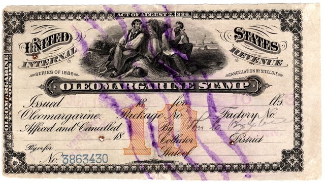 Margarine Tax Stamp